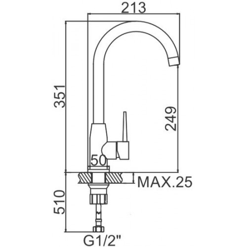 Смеситель Ledeme L4998-2