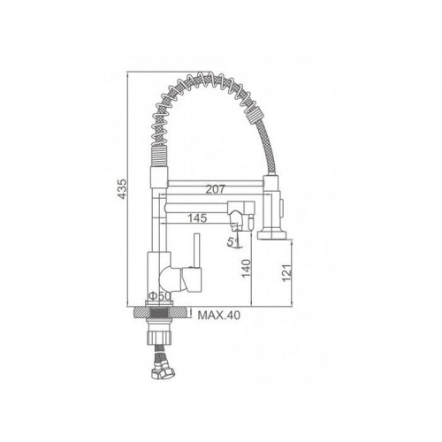 Смеситель Ledeme L4799