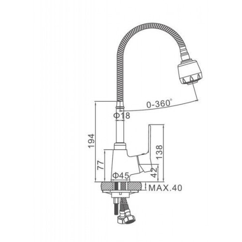 Смеситель Ledeme L4361