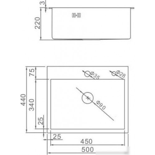 Кухонная мойка Wisent W35044BD+W02B+WW405B