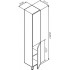 AM.PM Шкаф-пенал Gem M90CSR0306HF