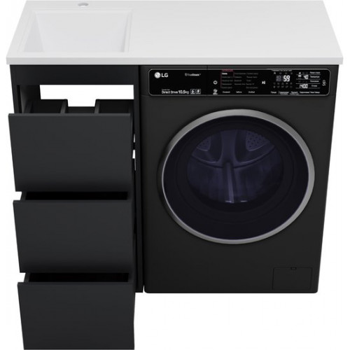Brevita Тумба под умывальник Grafit 40 GRA-01040-013Я (левый, графит)