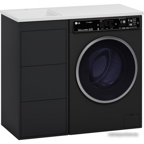 Brevita Тумба под умывальник Grafit 40 GRA-01040-013Я (левый, графит)