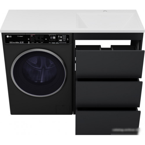 Brevita Тумба под умывальник Grafit 60 GRA-01060-013Я (правый, графит)
