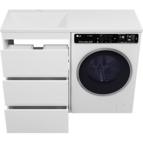 Brevita Тумба под умывальник Grafit 60 GRA-01060-023Я (левый, белый)