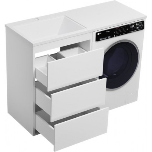 Brevita Тумба под умывальник Grafit 60 GRA-01060-023Я (левый, белый)