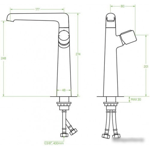 Смеситель Laveo Pretto BAO 025D