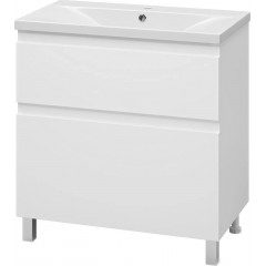 Misty Тумба под умывальник Лаки 80 П-Лак-01080-0112Я+RCW-140380WH