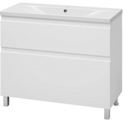 Misty Тумба под умывальник Лаки 100 П-Лак-01100-0112Я+RCW-1403100WH