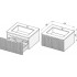 Salini Тумба под умывальник Touch V 60 T600V1G (серый)