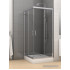 Душевой уголок NEW TRENDY Varia 90x90 K-0228 (графитовое стекло)