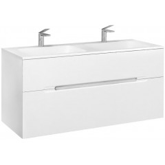 Jorno Тумба с умывальником Modul 120 Mоl.01.122/P/W+Mol.08.120/W