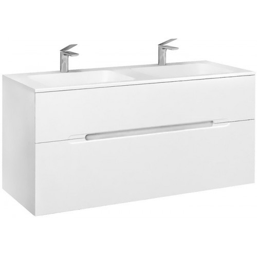 Jorno Тумба с умывальником Modul 120 Mоl.01.122/P/W+Mol.08.120/W