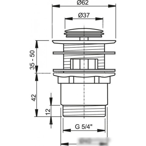 Донный клапан Alcaplast A39