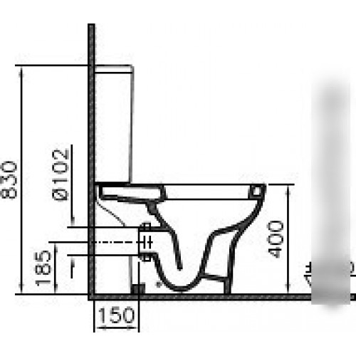 Унитаз Vitra Zentrum [9012B003-7204]