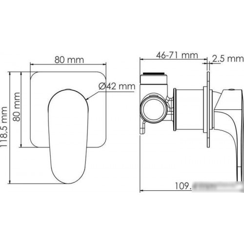 Смеситель Wasserkraft Havel 3651