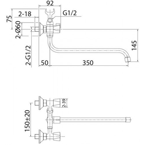 Смеситель Milardo Tring TRISB02M10