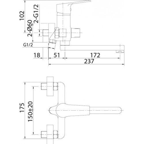 Смеситель Milardo Helic HELSB02M02