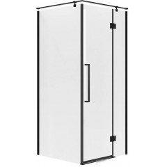 Душевой уголок Niagara NG-6832-34BLACK 100x100x195 (черный матовый/прозрачное стекло)