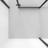 Душевой уголок Niagara NG-6832-34BLACK 100x100x195 (черный матовый/прозрачное стекло)
