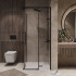 Душевой уголок Niagara NG-6830-34BLACK 100x100x195 (черный матовый/прозрачное стекло)