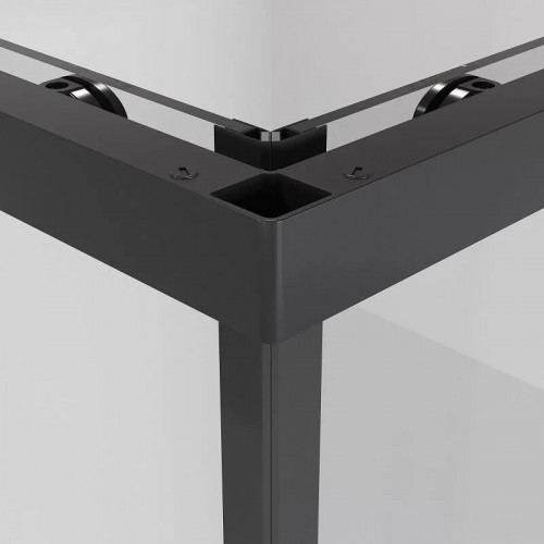 Душевой уголок Niagara NG-6830-34BLACK 100x100x195 (черный матовый/прозрачное стекло)