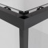 Душевой уголок Niagara NG-6830-34BLACK 100x100x195 (черный матовый/прозрачное стекло)