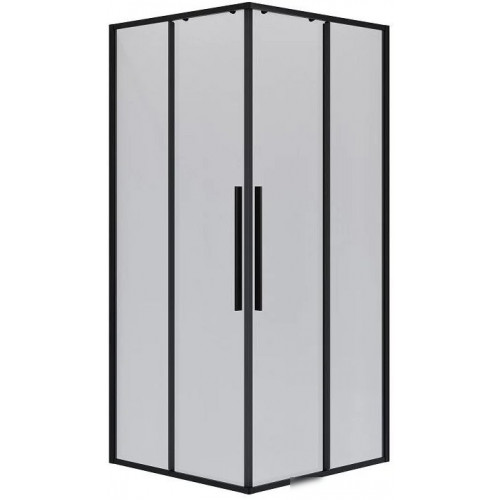 Душевой уголок Niagara NG-6824-34BLACK 100x100x195 (черный матовый/прозрачное стекло)