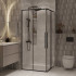 Душевой уголок Niagara NG-6824-34BLACK 100x100x195 (черный матовый/прозрачное стекло)
