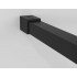 Душевая стенка Niagara NG-688-10BLACK 100x195 (черный матовый/прозрачное стекло)