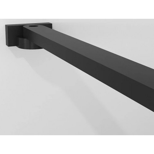Душевая стенка Niagara NG-689-12TBLACK 120x200 (черный матовый/тонированное стекло)