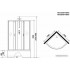 Душевая кабина Niagara NG-2309-14BKT 100x100x200