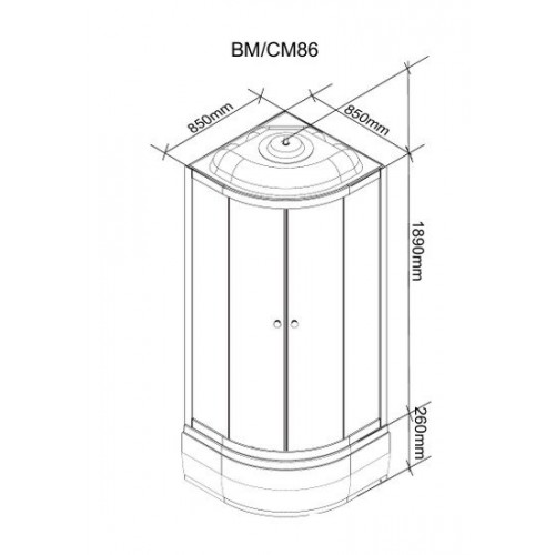 Душевая кабина Parly CM86
