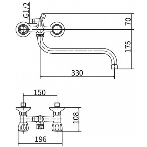 Смеситель PLstart PL2210-30