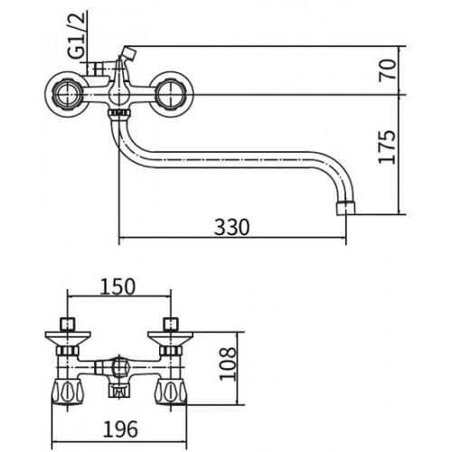 Смеситель PLstart PL2218-10