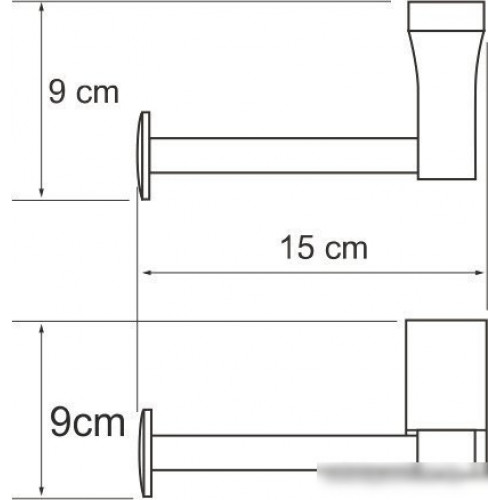 Держатель для туалетной бумаги Wasserkraft Abens K-3296