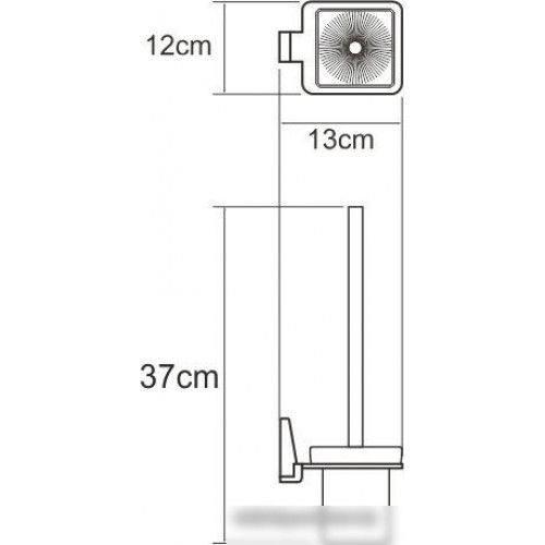 Ершик для унитаза Wasserkraft Abens K-3227
