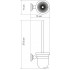 Ершик для унитаза Wasserkraft Ammer K-7027