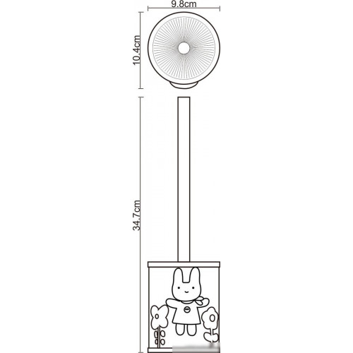 Ершик для унитаза Wasserkraft Ammer K-6427