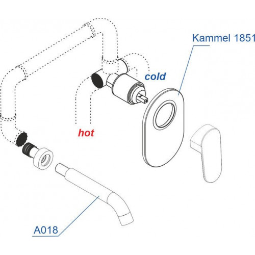 Комплект смесителей Wasserkraft A18583