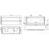 Sancos Тумба под умывальник Cento CN120-2W (белый глянец)