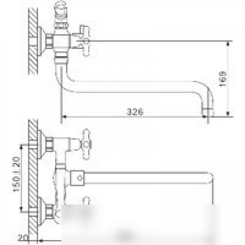 Смеситель Gappo G2263-4