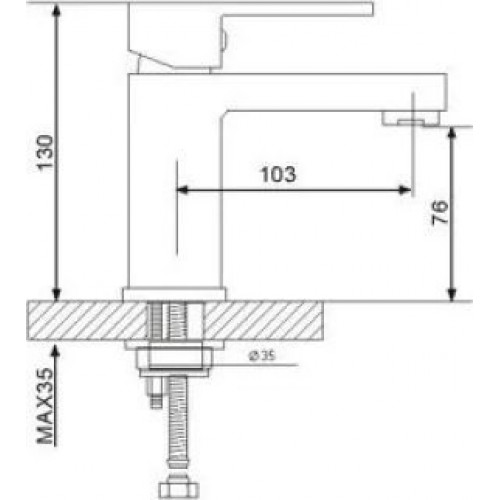 Смеситель Gappo G1039