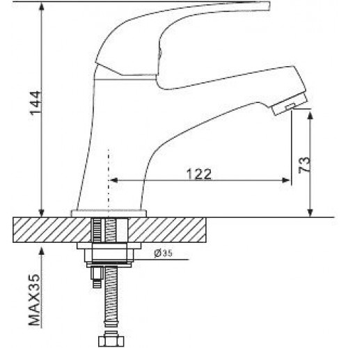 Смеситель Gappo G1035