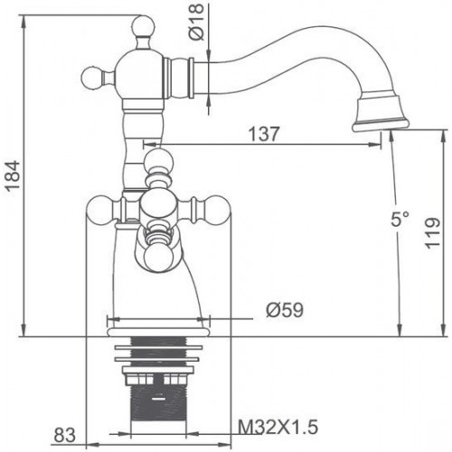 Смеситель Gappo G1389-4