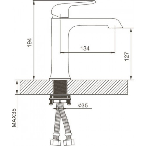 Смеситель Gappo G1050-8