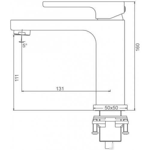 Смеситель Gappo G1017-3