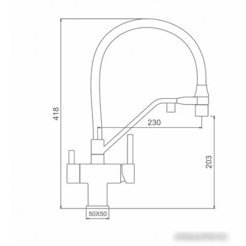 Смеситель Gappo G4395-69