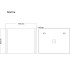 Мебель для ванных комнат Grossman Зеркало Norma LED 100x80 1010080