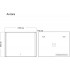 Мебель для ванных комнат Grossman Зеркало Avrora LED 100x80 1110080
